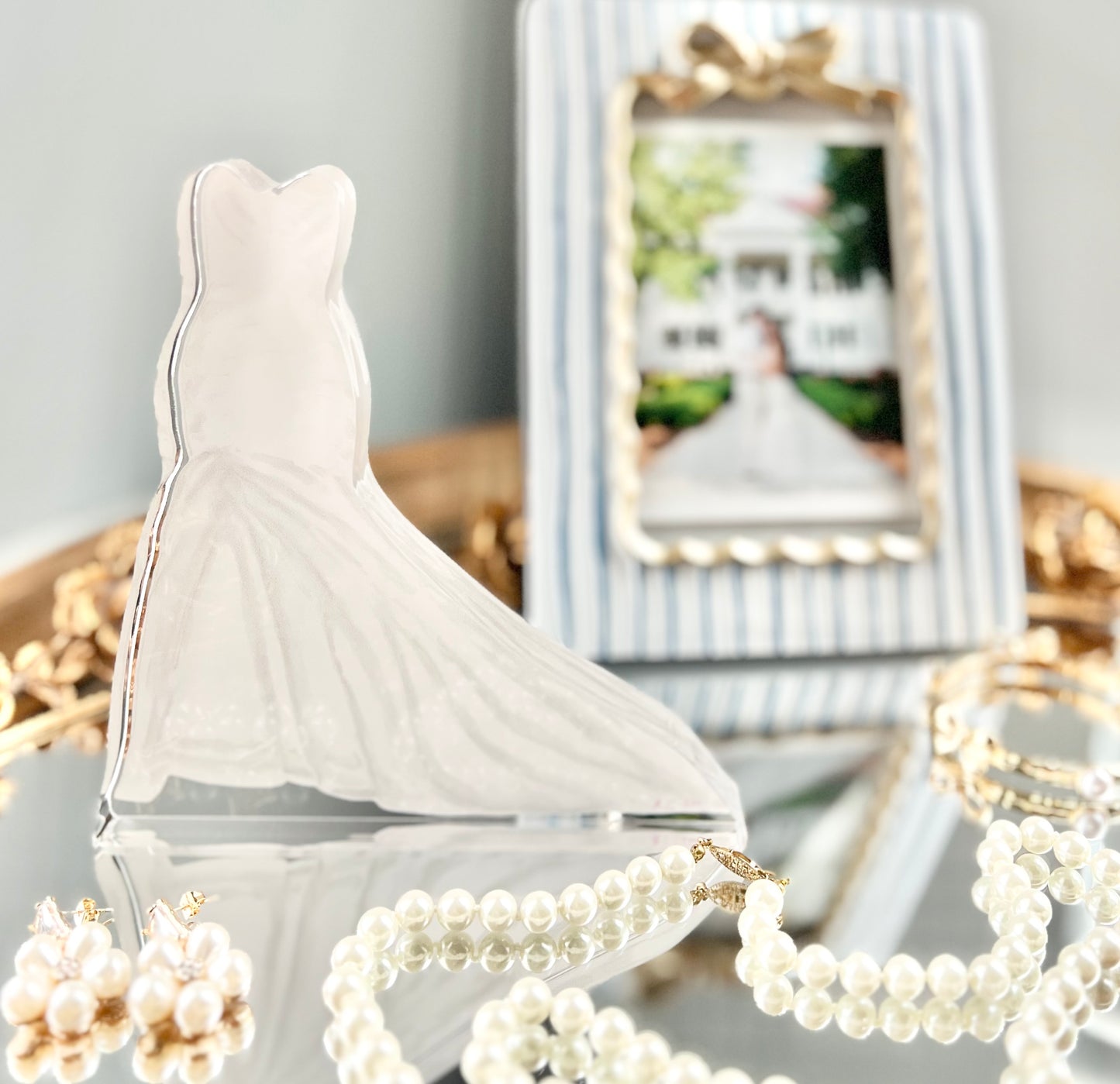 Custom Wedding Dress Heirloom Illustration