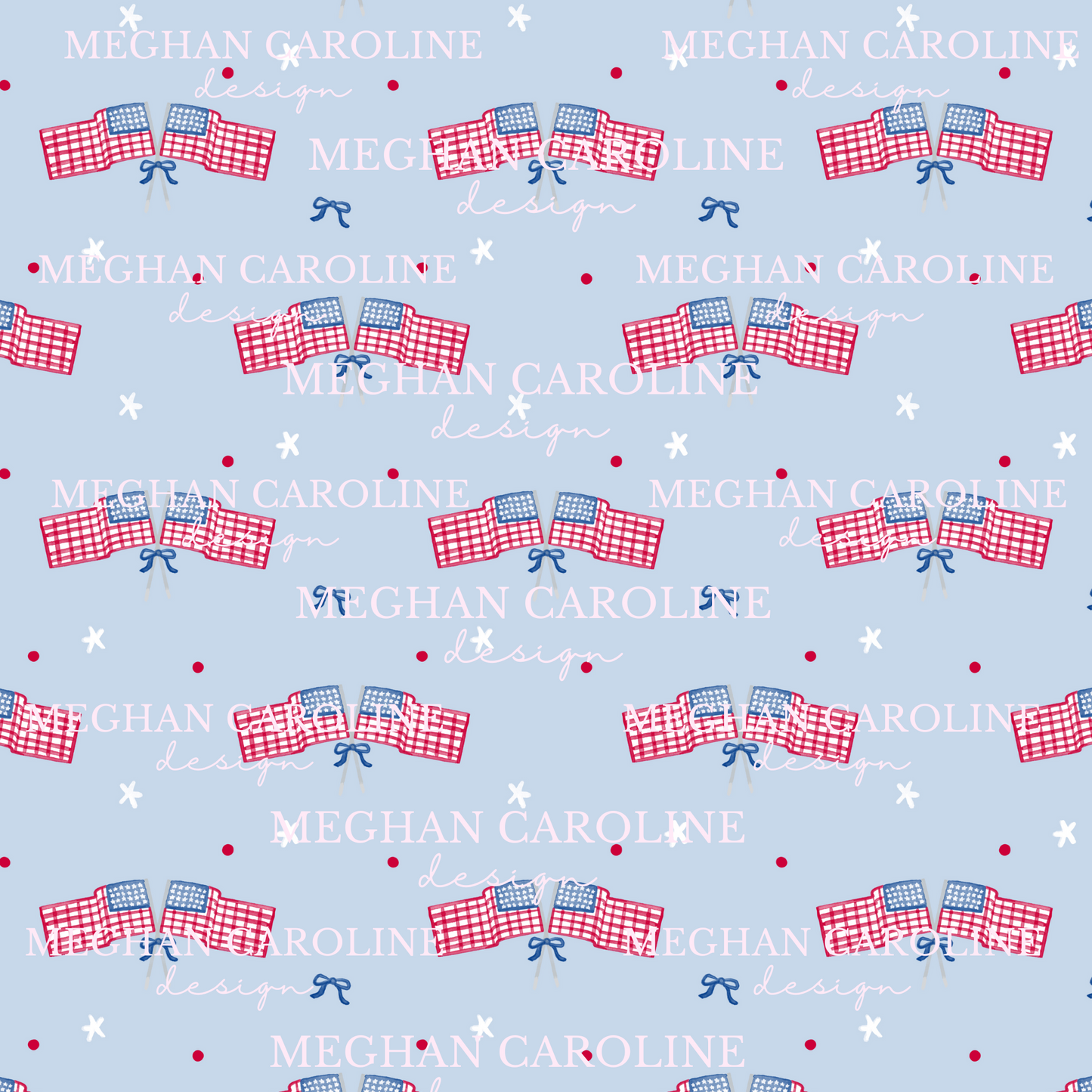 American Flag - Blue